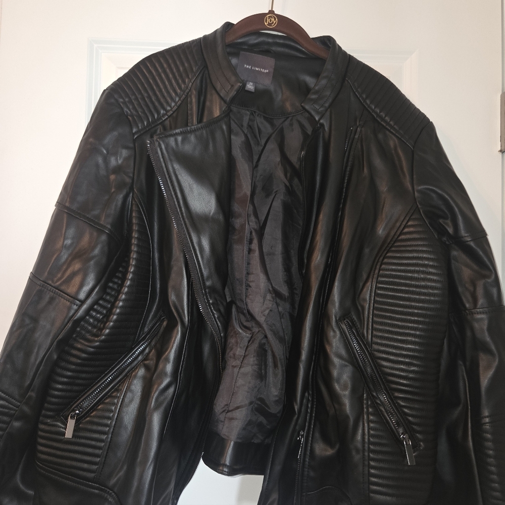 The Limited Black Leather Jacket